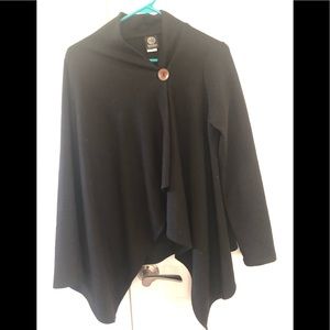 Black cape sweater